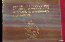 Presentation box detail for Coty's La Fougeraie au Crepuscule perfume