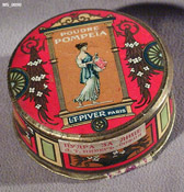 Pompeia powder by L.T. Piver showing Russian markings